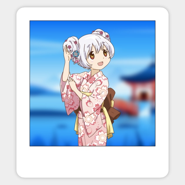 Nagisa Momoe -Summer Festival 2021 Sticker by YueGraphicDesign